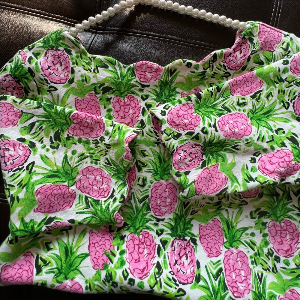 Charter Club Floral Scalloped Knit Top Size M - Picture 8 of 9
